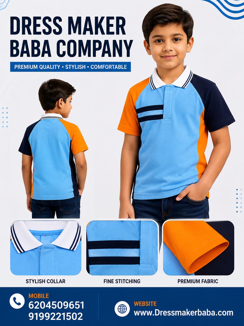 Blue house polo uniform
