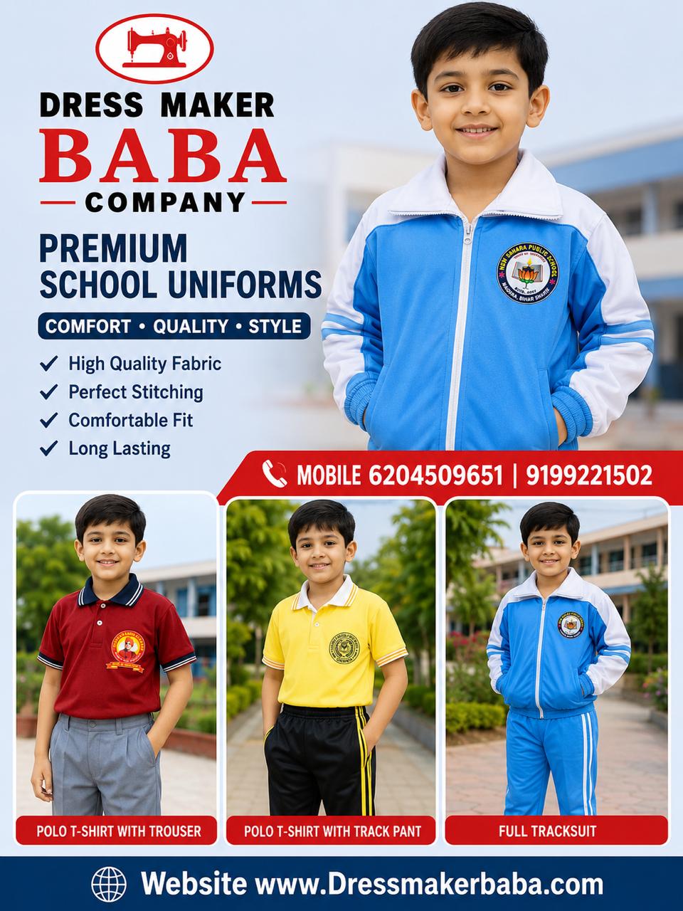 Sports tracksuit uniform